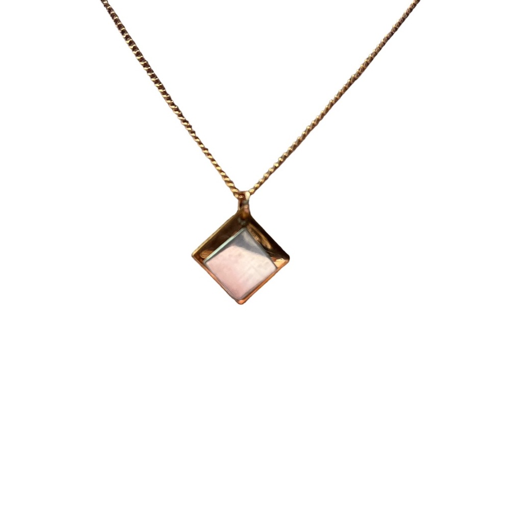 NWT Sterling Silver Copper Pendant Necklace